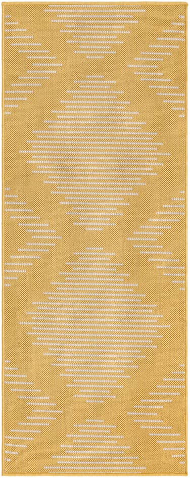 Detail image of 2' x 5' 3 Easy-Clean Modern Indoor / Outdoor Runner Rug