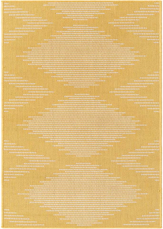 2' x 6' Easy-Clean Modern Indoor / Outdoor Runner Rug