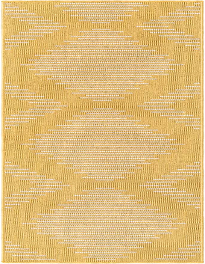 2' x 6' Easy-Clean Modern Indoor / Outdoor Runner Rug