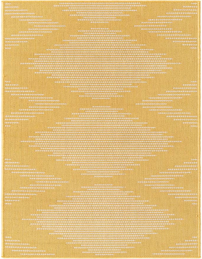 Detail image of 2' x 6' Easy-Clean Modern Indoor / Outdoor Runner Rug