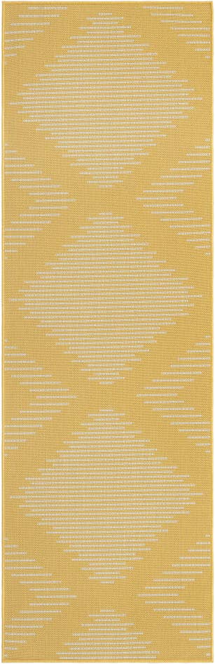 Detail image of 2' x 8' Easy-Clean Modern Indoor / Outdoor Runner Rug
