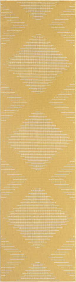Detail image of 3' 3 x 12' Easy-Clean Modern Indoor / Outdoor Runner Rug