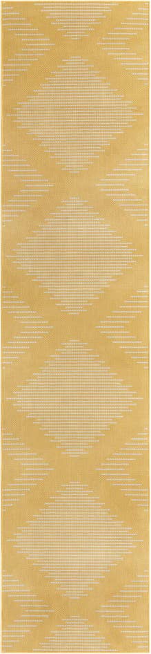 Detail image of 3' 3 x 14' Easy-Clean Modern Indoor / Outdoor Runner Rug