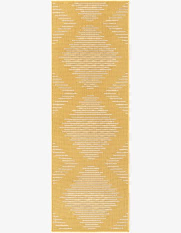 2' x 6' Easy-Clean Modern Indoor / Outdoor Runner Rug