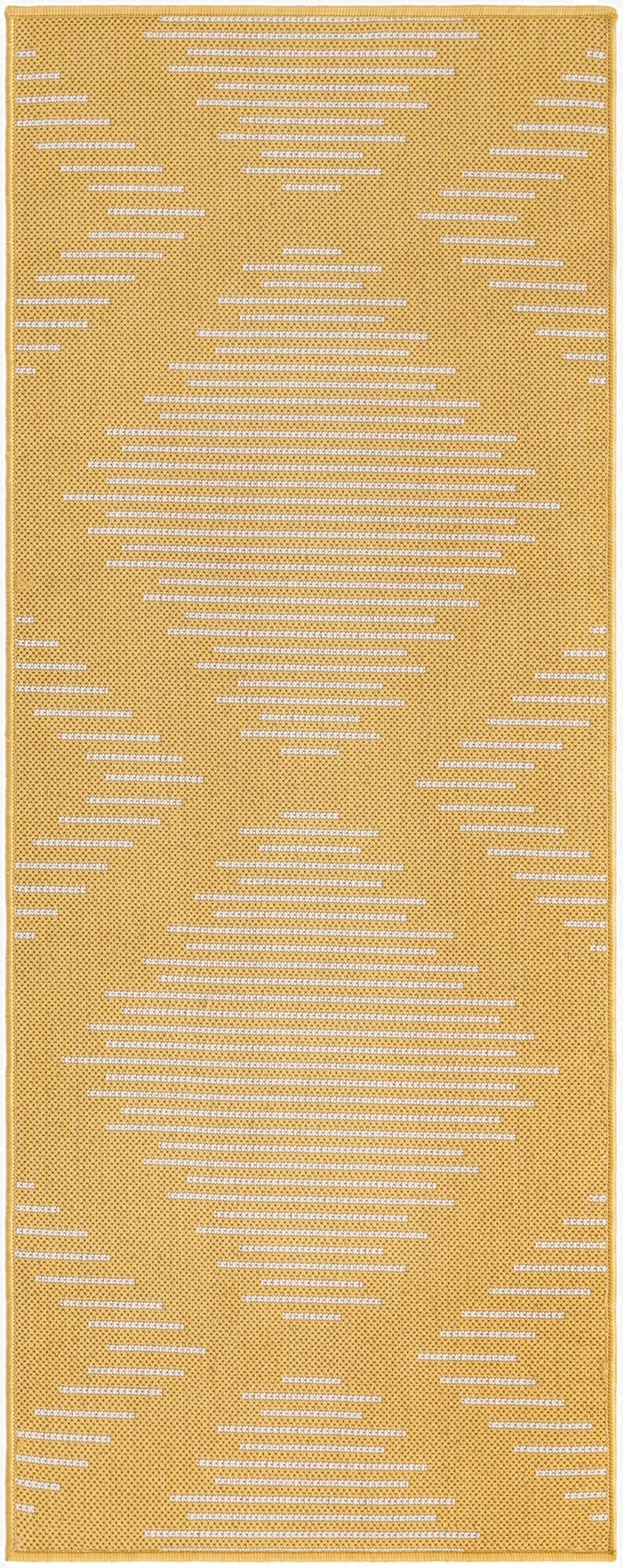 2' x 5' 3  Washable Modern Indoor / Outdoor Runner Rug