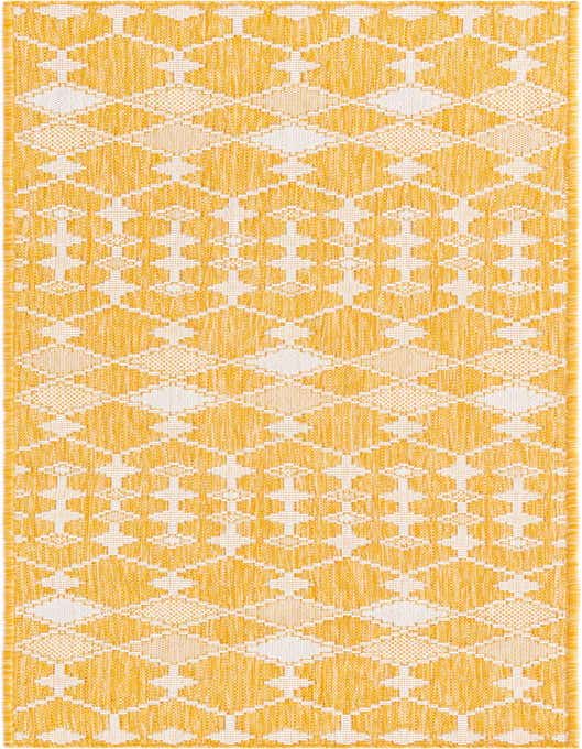 2' x 8' Easy-Clean Trellis Indoor / Outdoor Runner Rug