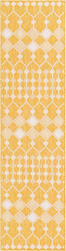 2' x 8' Easy-Clean Trellis Indoor / Outdoor Runner Rug