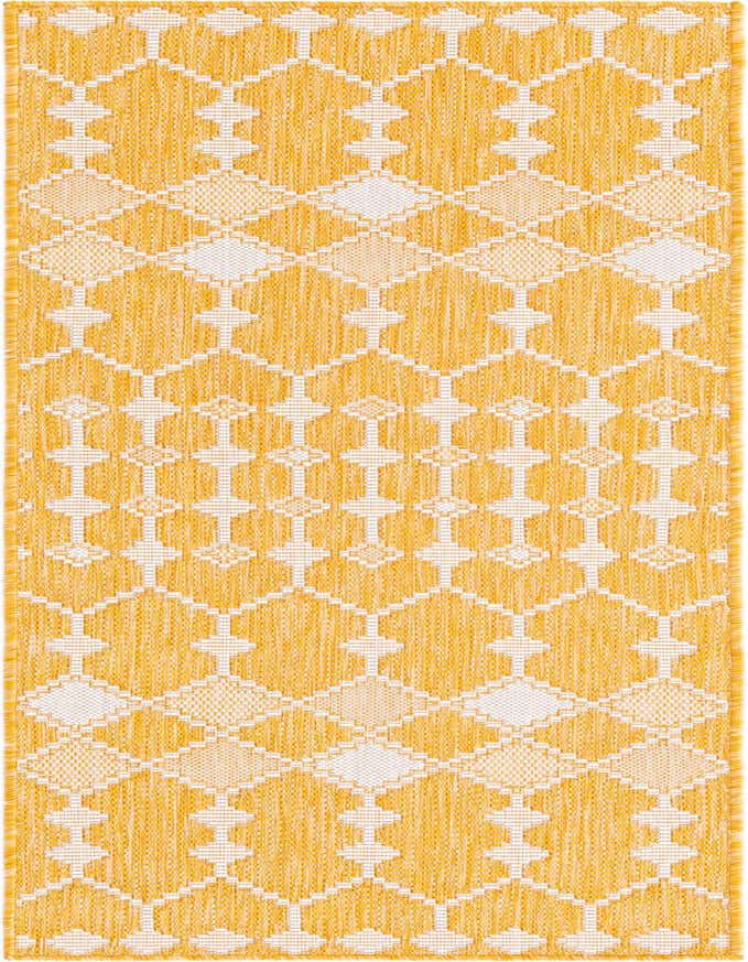 2' x 6' Easy-Clean Trellis Indoor / Outdoor Runner Rug