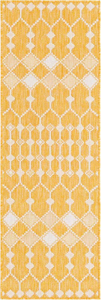 2' x 6' Easy-Clean Trellis Indoor / Outdoor Runner Rug