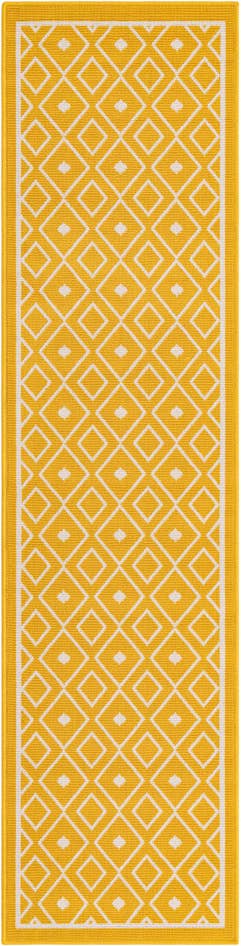 Detail image of 2' x 8' Easy-Clean Trellis Indoor / Outdoor Runner Rug