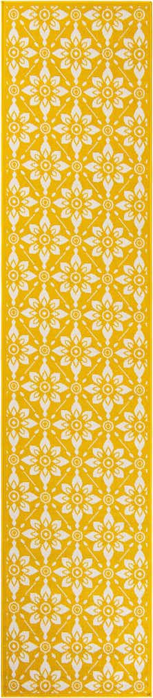 2' 7 x 12' Easy-Clean Trellis Indoor / Outdoor Runner Rug
