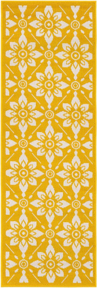 Detail image of 2' x 6' Easy-Clean Trellis Indoor / Outdoor Runner Rug