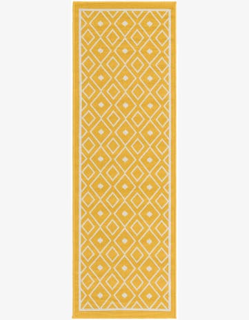 2' x 6' Easy-Clean Trellis Indoor / Outdoor Runner Rug