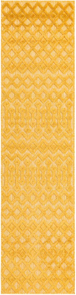 Detail image of 2' x 8' Easy-Clean Trellis Textured Indoor / Outdoor Runner Rug