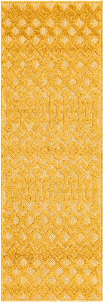 2' x 6' Easy-Clean Trellis Textured Indoor / Outdoor Runner Rug