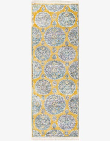 Yellow Paragon Runner Rug