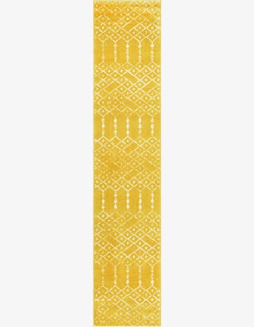 Yellow Paxon Trellis Runner Rug