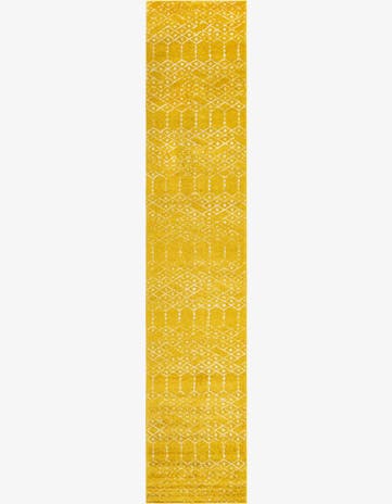 Yellow Paxon Trellis Runner Rug