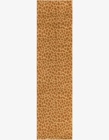 Yellow Safari Runner Rug