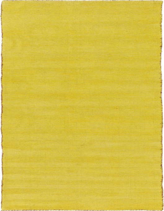 Detail image of 2' 7 x 9' 10 Hand Knotted Solid Gabbeh Wool Runner Rug