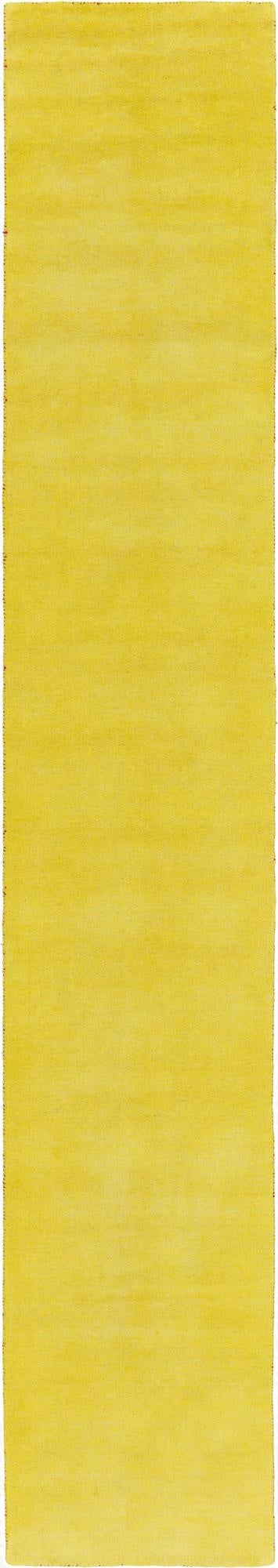 80cm x 500cm  Hand Knotted Solid Gabbeh Wool Pasillera Alfombra