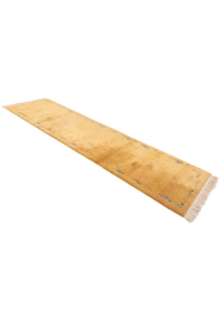 2' 9 x 10' 5 Hand Knotted Tibet Wool Runner Rug