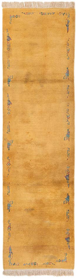 Detail image of 2' 9 x 10' 5 Hand Knotted Tibet Wool Runner Rug
