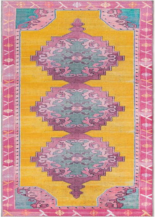 2' 6 x 10' Washable Timeless Runner Rug