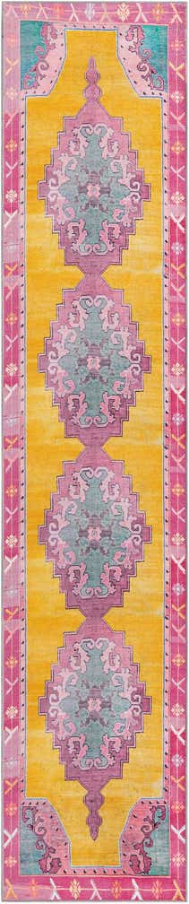 2' 6 x 12' Washable Timeless Runner Rug