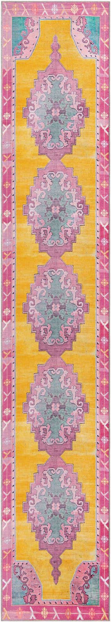 2' 6 x 14' Washable Timeless Runner Rug