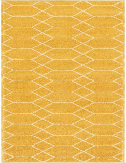 Detail image of 2' x 10' Trellis Frieze Runner Rug