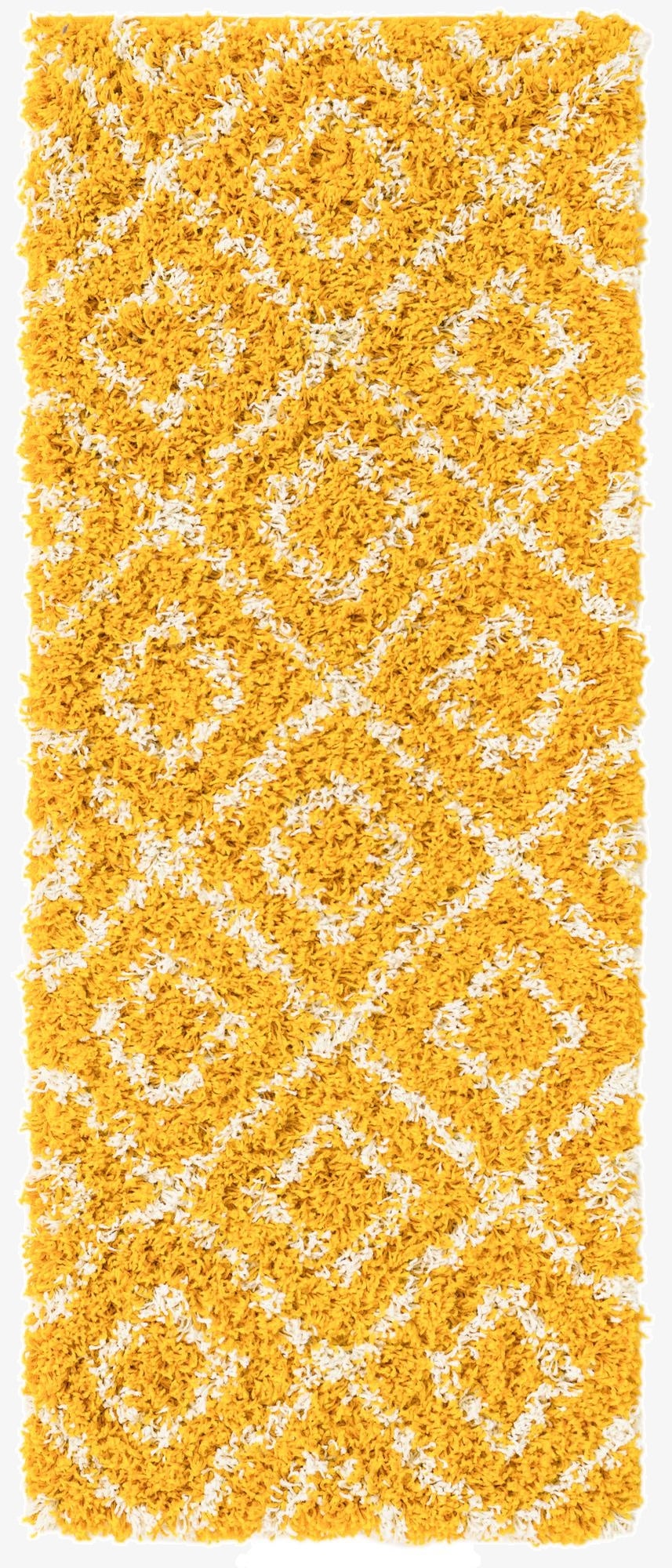 2' x 5' Trellis Shag Runner Rug