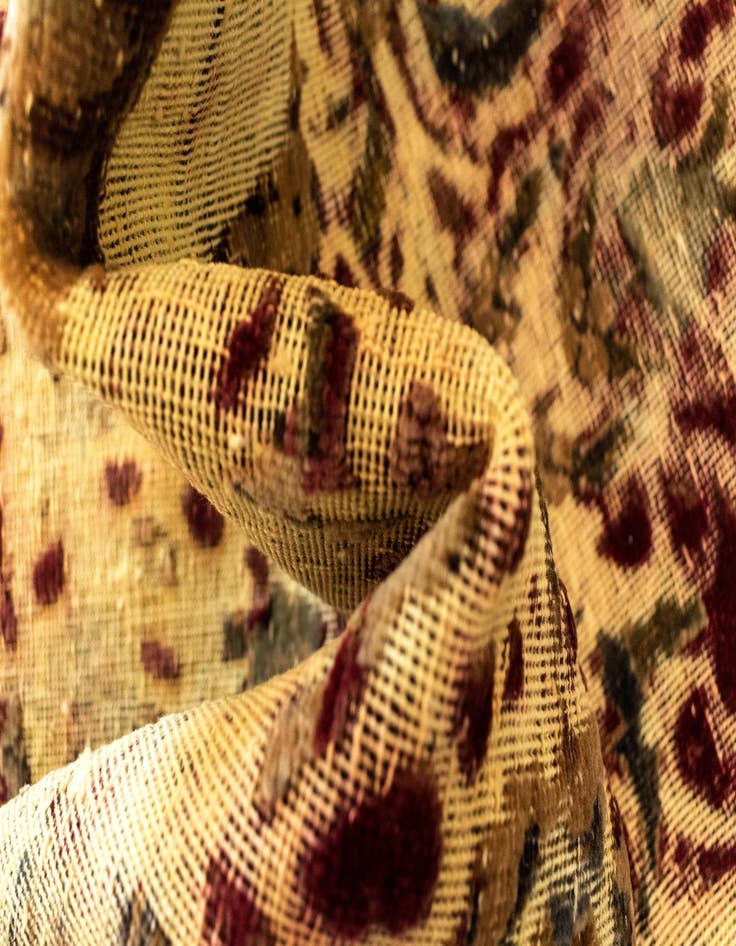 Detail image of 2' 9 x 13' 9 Vintage Royal Wool Runner Rug