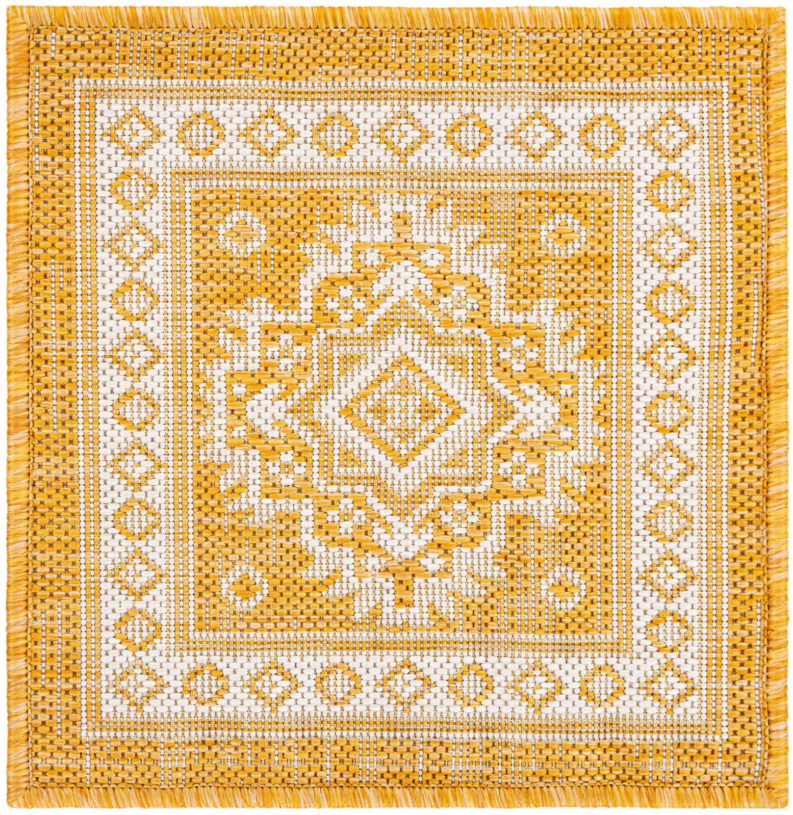 1' 4 x 1' 4 Easy-Clean Aztec Indoor / Outdoor Sample Rug