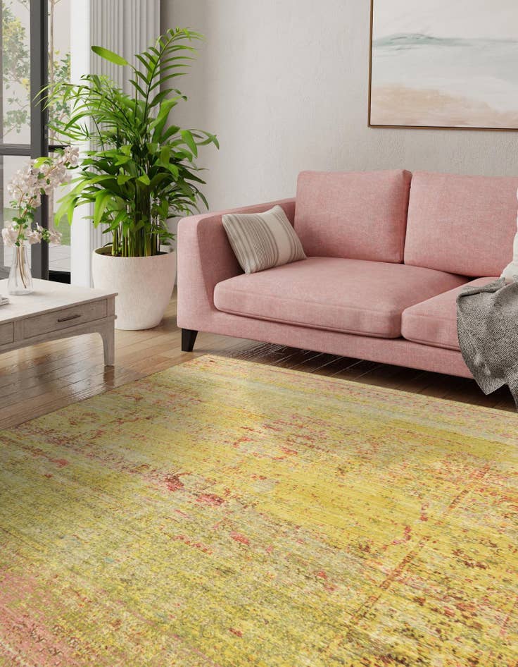 Detail image of 8' x 8' Aqua Square Rug