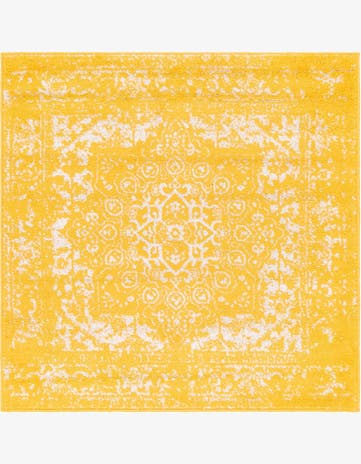 Yellow Arlington Square Rug