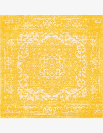 Yellow Arlington Square Rug