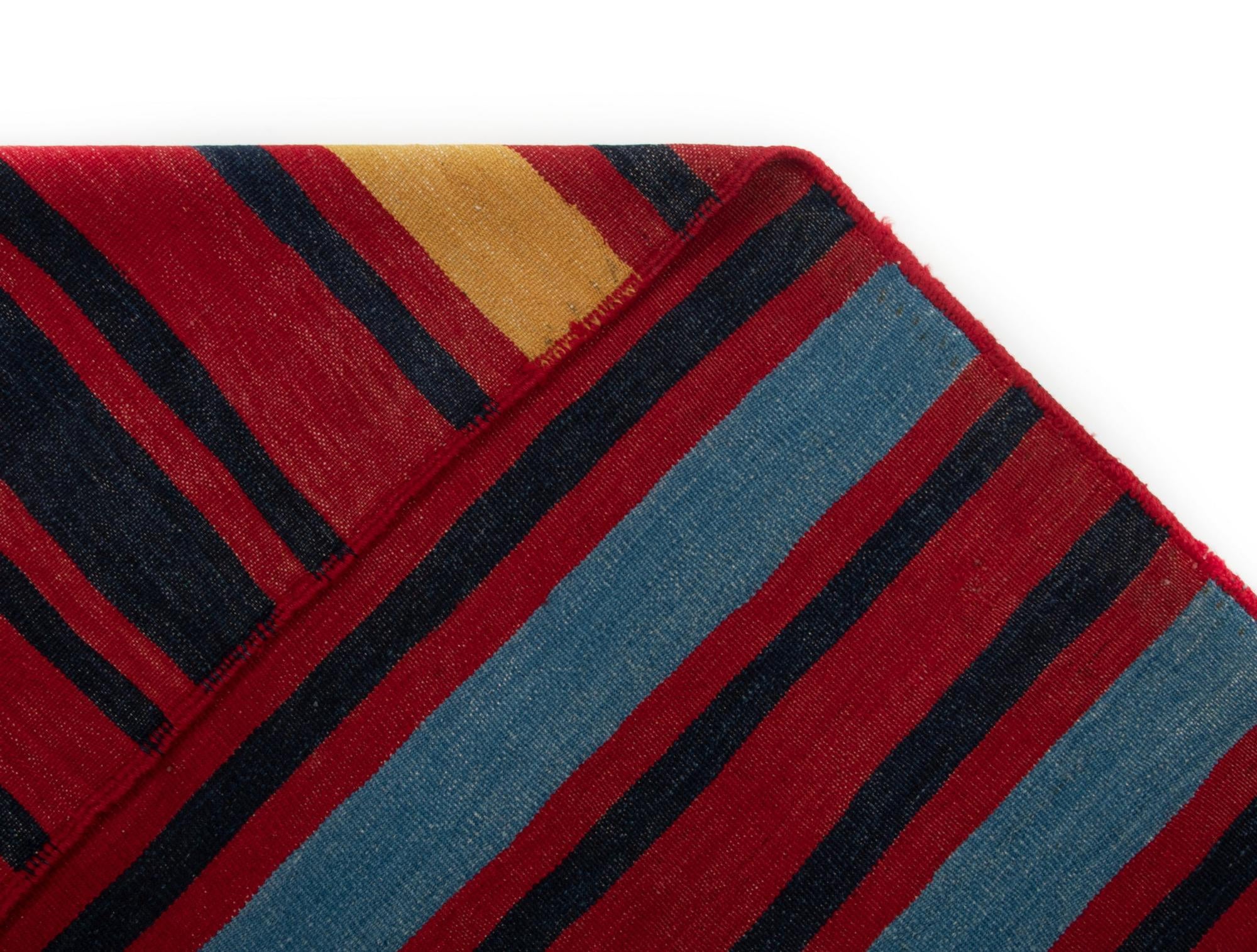 9' 5 x 9' 7 Armanibaff Kilim Wool Square Rug