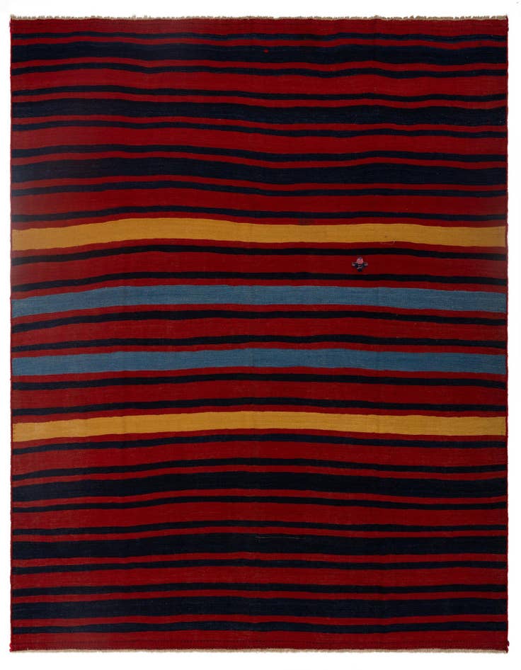 Detail image of 9' 5 x 9' 7 Armanibaff Kilim Wool Square Rug