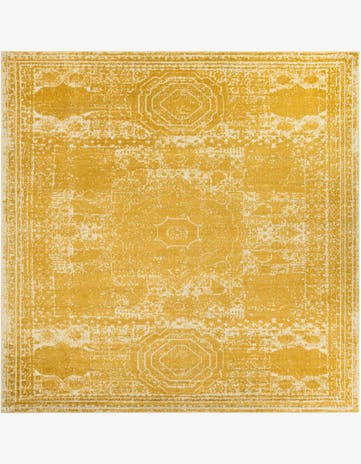 Yellow Dover Square Rug