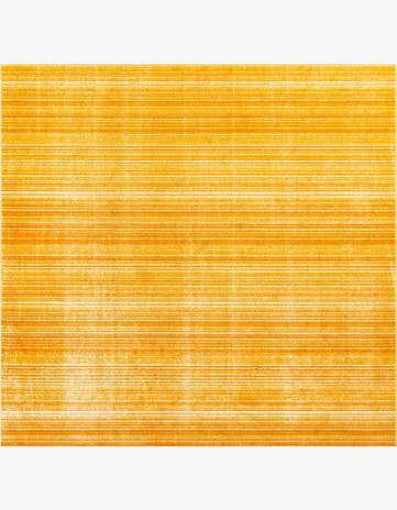 Yellow Gemstone Square Rug
