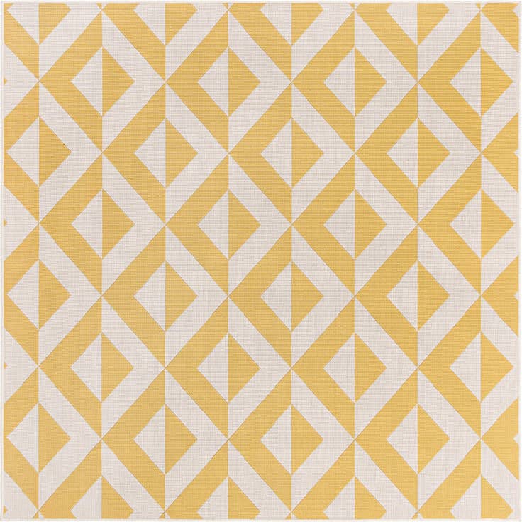 Detail image of 7' 10 x 7' 10 Easy-Clean Jill Zarin Napa Indoor / Outdoor Square Rug