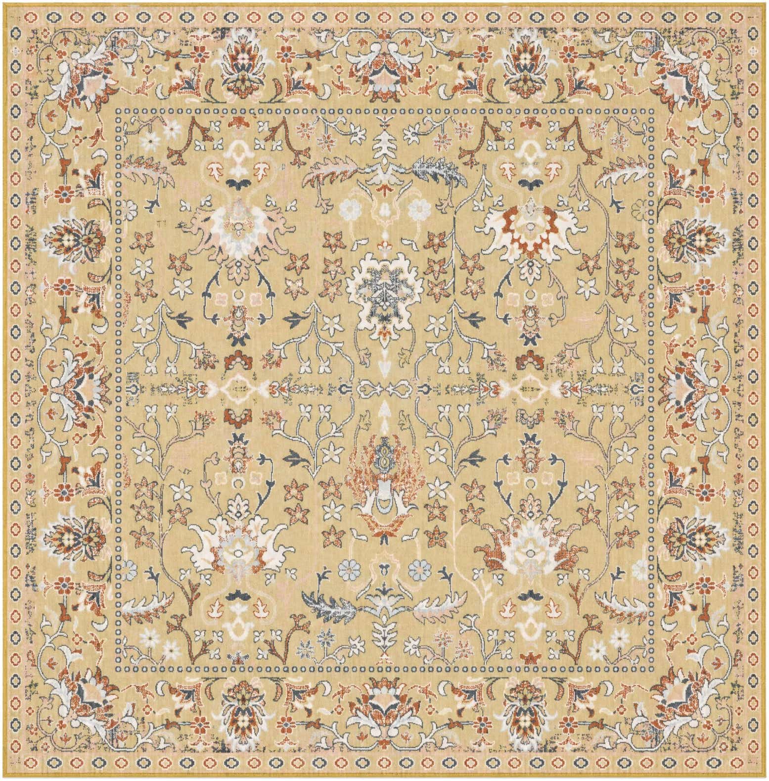 7' 10 x 7' 10 Kamala Washable Square Rug