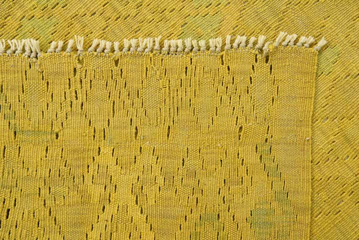 5' 4 x 6' 7 Hand Woven Kilim Fars Square Rug