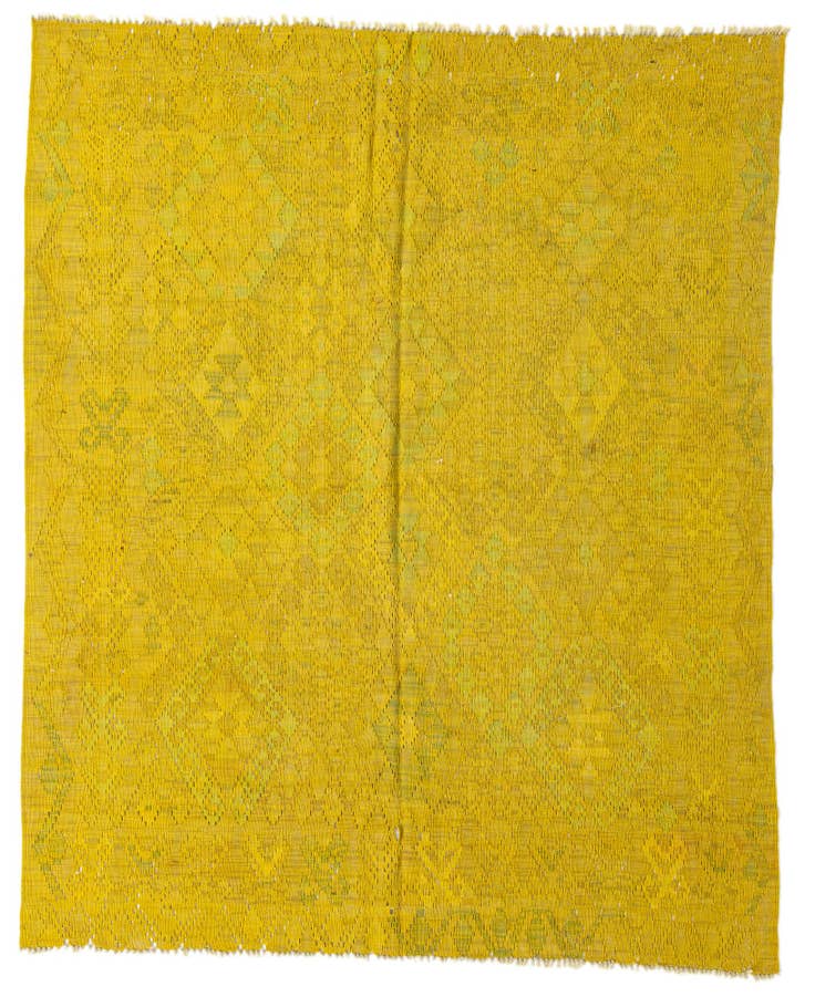 Detail image of 5' 4 x 6' 7 Hand Woven Kilim Fars Square Rug