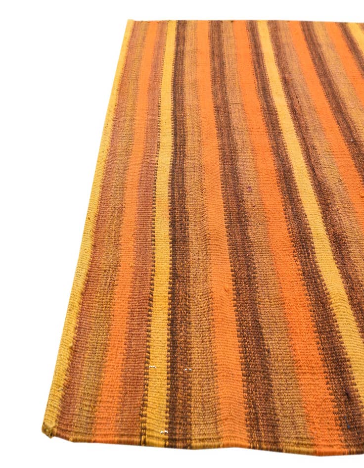 Detail image of 3' 7 x 3' 9  Hand Woven Kilim Fars Wool Square Rug