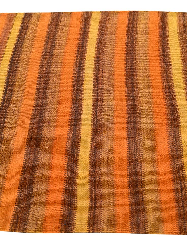 Detail image of 3' 7 x 3' 9  Hand Woven Kilim Fars Wool Square Rug