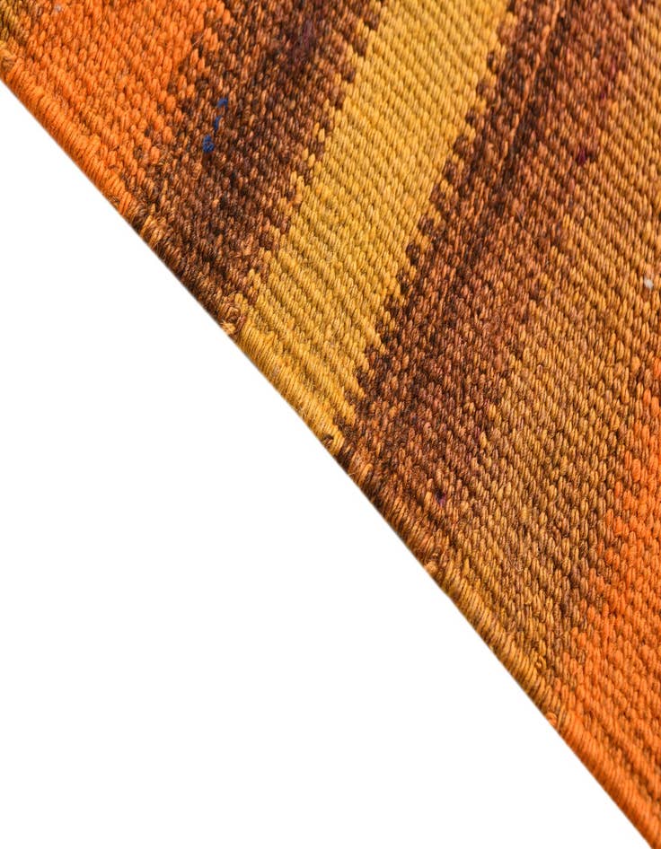 Detail image of 3' 7 x 3' 9  Hand Woven Kilim Fars Wool Square Rug