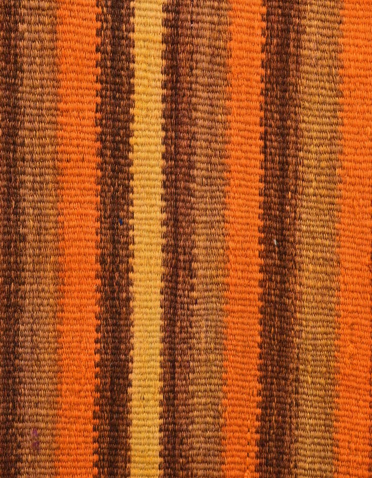 Detail image of 3' 7 x 3' 9  Hand Woven Kilim Fars Wool Square Rug