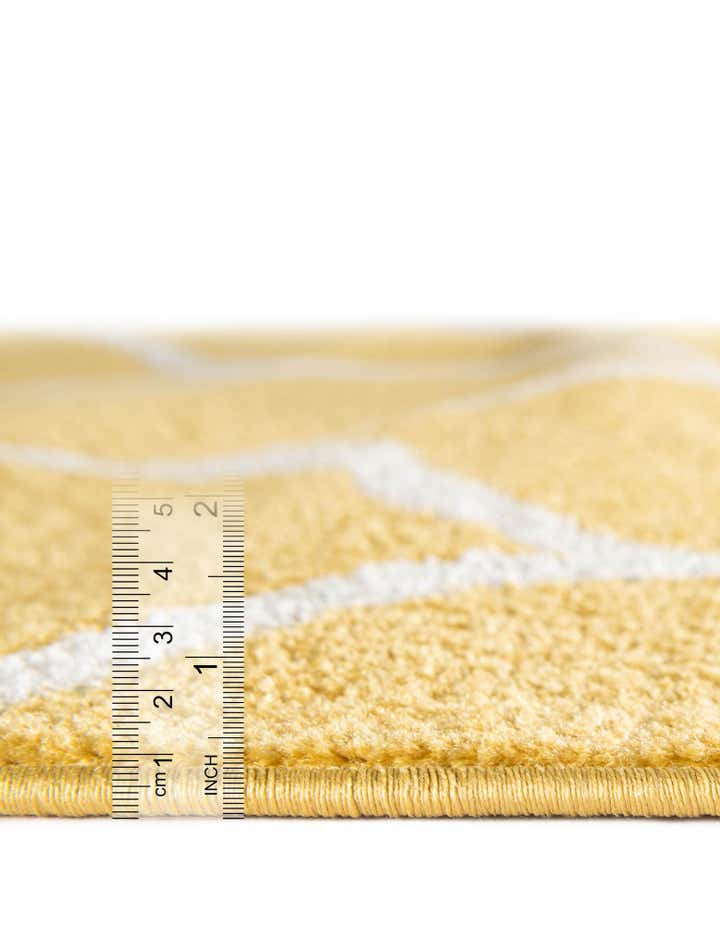 4' x 4' Lattice Frieze Square Rug
